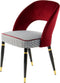 Stuhl Courtney 525 2er-Set Rot / Gold