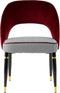Stuhl Courtney 525 2er-Set Rot / Gold