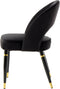 Stuhl Courtney 525 2er-Set Schwarz / Gold