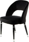 Stuhl Courtney 525 2er-Set Schwarz / Silber
