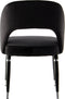 Stuhl Courtney 525 2er-Set Schwarz / Silber