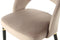 Stuhl Courtney 525 2er-Set Taupe / Gold