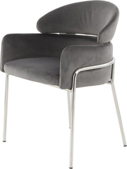 Stuhl Elva 125 Grau / Silber