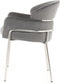 Stuhl Elva 125 Grau / Silber