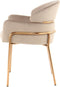 Stuhl Elva 125 Taupe / Roségold