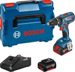 Bosch GSB 18V-28 Professional - Accuschroef-klopboormachine - 2x accu 4.0 Ah - L-BOXX 136 (2 stuks)