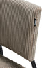 STURGIS - Eetkamerstoel set van 2 - Taupe - Corduroy