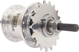 Sturmey Archer A2 Automatic 2 speed vrijloopnaaf 36 gaats - zilver