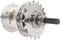 Sturmey Archer A2 Automatic 2 speed vrijloopnaaf 36 gaats - zilver