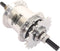 Sturmey Archer A2 Automatic 2 speed vrijloopnaaf 36 gaats - zilver