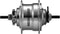Sturmey Archer Achternaaf Rx-rk5 5v Schijfrem Staal Zilver