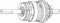 Sturmey Archer binnenwerk HSX159 X-RF5 freewheel naaf