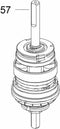 Sturmey Archer binnenwerk HSX159 X-RF5 freewheel naaf