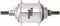 Sturmey Archer Naaf Srf3 Achter 36 Gaats 3sp Aluminium Zilver