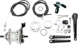 Sturmey Archer Naaf X-rd3 Achter 36 Gaats 5sp Aluminium Zilver