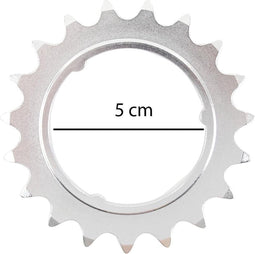 Sturmey Archer Tandwiel Opsteek 3/32 19t Bol Zilver
