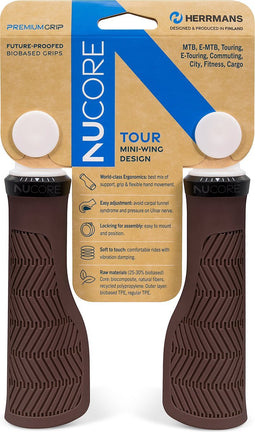 Sturmeyarcher Nucore Tour Wave Handvatten 130 mm ø22 mm Bruin
