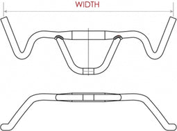 Stuur MTB Satori Firebird Ø31.8mm / 440mm - mat zwart
