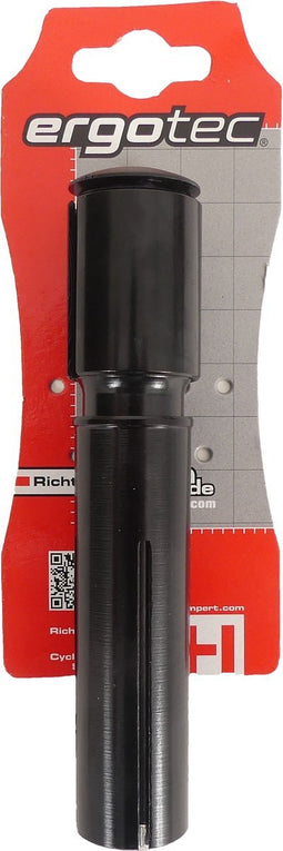 Stuurpen ahead adapter Ergotec Quill voor 1" + 1 1/8" vorken met draad - zwart