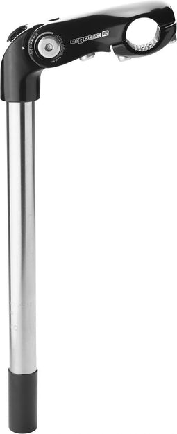 Stuurpen Ergotec Kobra verstelbaar RVS 22,2 / 300x110 / 25,4 mm - zilver