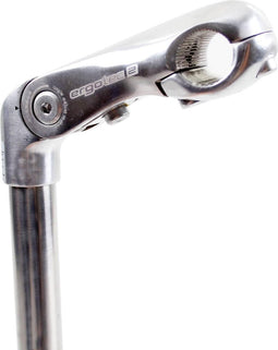 Stuurpen Ergotec Kobra verstelbaar RVS 22,2 / 300x90 / 25,4 mm - zilver