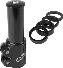 Stuurpenverlenger Satori 1-1/8" - zwart