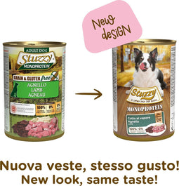 Stuzzy Monoproteïn Lam - Hond - Natvoer - Volledig voer - 6 x 400 gr