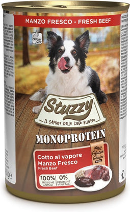 Stuzzy Monoproteïn Rund - Hond - Natvoer - Volledig voer - 6 x 400 gr