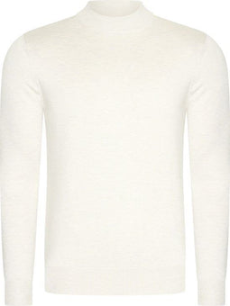Mario Russo Turtle Neck Trui Heren - Ecru - XL