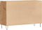 vidaXL - Dressoir - 104x35x70 - cm - bewerkt - hout - artisanaal - eikenkleurig