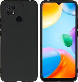 imoshion Hoesje Geschikt voor Xiaomi Redmi 10C Hoesje Siliconen - imoshion Color Backcover - Zwart