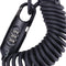 BBB Cycling CoilSafe BBL-56 - Kabelslot 180 cm - Lichtgewicht Cijferslot voor Fiets Helm Bagage - Zwart