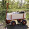 Sunny Billy Beach Wagon Bolderkar Rood - Blank hout - Bolderwagen met luchtbanden - 94x61x97cm