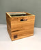 Houten Vinyl Platen Box – Handgemaakt – Eikenhout