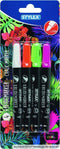 Stylex 4 Neon krijtmarkers in verp. 32781