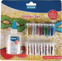 Stylex Glitterset op kaart Stylex 11 dig 23386