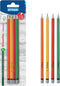 Stylex Potloden 4 Stuks Fsc-hout
