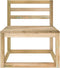 vidaXL - Tuinmiddenbanken - 2 - st - pallet - groen - geïmpregneerd - grenenhout