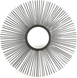 Wandspiegel zwart - Open spiegel - Spiegel modern 76 cm