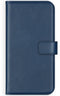 Selencia Galaxy A21s - Echt Lederen Bookcase - Ruimte voor 3 pasjes - Blauw