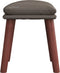 vidaXL - Voetenbank - 45x29,5x35 - cm - kunstleer - grijs