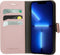 Mobiparts Classic Wallet Case - iPhone 13 Pro - Ruimte voor pasjes - Roze