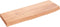 vidaXL - Wandschap - 60x20x4 - cm - behandeld - massief - eikenhout - lichtbruin