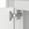 vidaXL - Nachtkastje - met - LED - Verlichting - Wit - 44x34,5x45 - cm