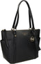Michael Kors Sullivan - Grote Shopper Dames - Leer - Zwart - Goudkleurige details (1 stuk)