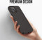 Podec iPhone 12 Pro Max - Telefoonhoesje - Inclusief screenprotector - Zwart