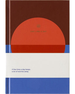 A-Journal One Line a Day - Meerjarendagboek - 5 jaar dagelijkse gedachten - Cirkel