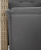 vidaXL - Tuinstoel - verstelbaar - met - voetensteun - poly - rattan - gemengd - beige