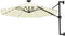 vidaXL - Wandparasol - met - LED's - 300 - cm - antracietkleurig