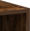 vidaXL - Hangkast - 30x29,5x60 - cm - bewerkt - hout - gerookt - eikenkleurig